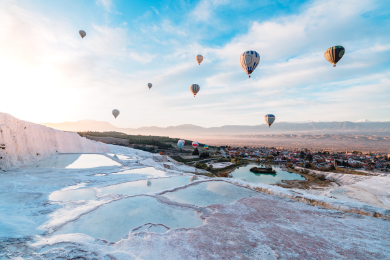 AIR BALLOON in PAMUKKALE